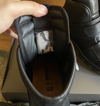 BNIB Rick Owens Birkenstock runway Hancock Rotterhiker