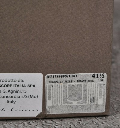 BNIB RICK OWENS LEATHER BLACK ISLAND DUNKS 41 5