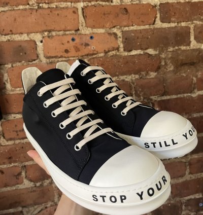 BNIB Rick Owens Ramones Low top sneakers 2023