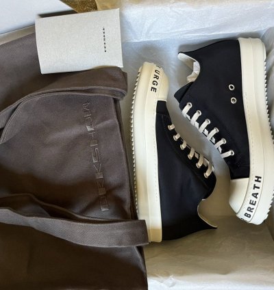 BNIB Rick Owens Ramones Low top sneakers 2023