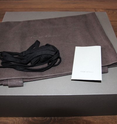 BNWT AW22 RICK OWENS STROBE FUR HIGH TOP SNEAKERS 43