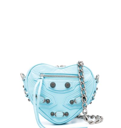 Balenciaga Mini Le Cagole Heart Crossbody Bag