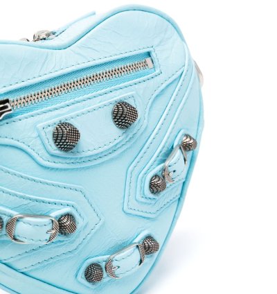 Balenciaga Mini Le Cagole Heart Crossbody Bag