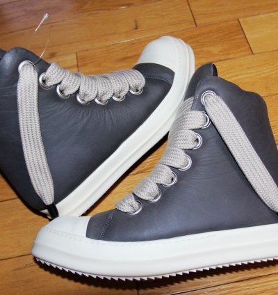 BNWT AW24 RICK OWENS PORTERVILLE JUMBO LACE PADDED SHOE 44