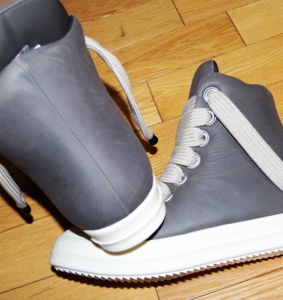 BNWT AW24 RICK OWENS PORTERVILLE JUMBO LACE PADDED SHOE 44
