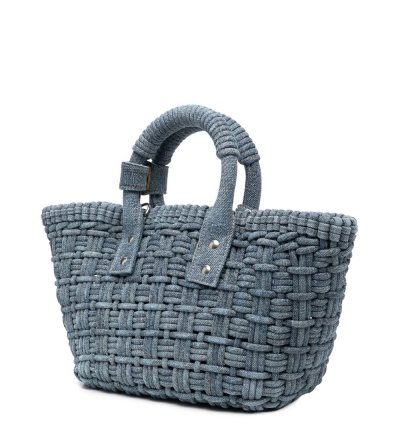 Balenciaga Bistro Denim Bascket Bag
