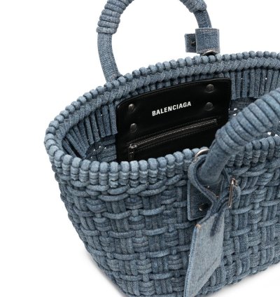 Balenciaga Bistro Denim Bascket Bag