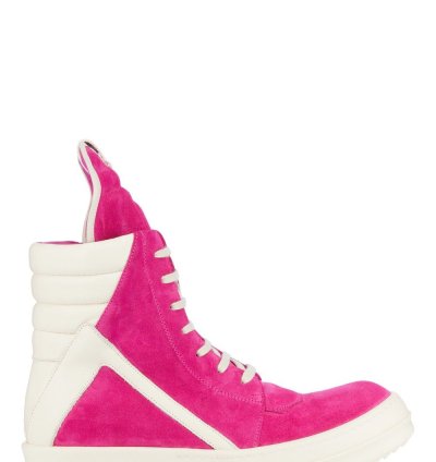 BNWT SS23 RICK OWENS EDFU HOT PINK GEOBASKET 46