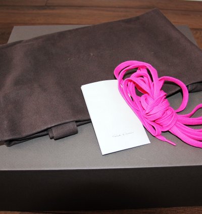 BNWT SS23 RICK OWENS EDFU HOT PINK GEOBASKET 46