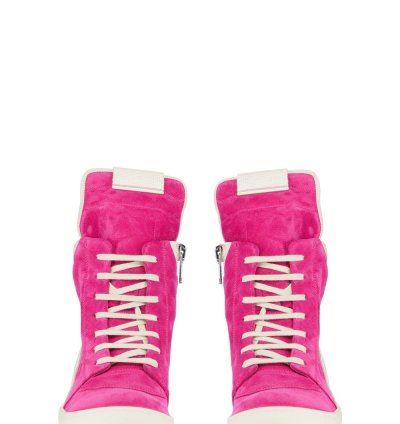 BNWT SS23 RICK OWENS EDFU HOT PINK GEOBASKET 46