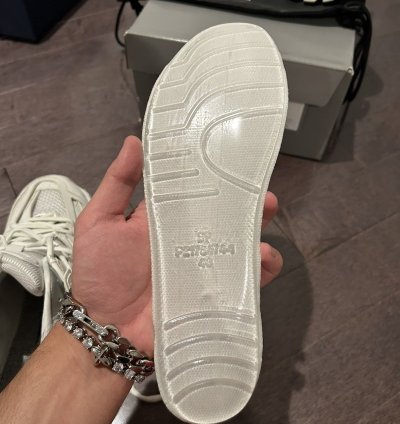 BRAND NEW BALENCIAGA TRACK RUNNERS ALL WHITE SIZE 10