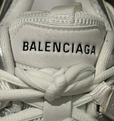 BRAND NEW BALENCIAGA TRACK RUNNERS ALL WHITE SIZE 10