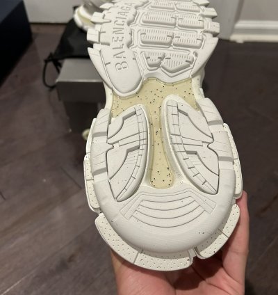 BRAND NEW BALENCIAGA TRACK RUNNERS ALL WHITE SIZE 10