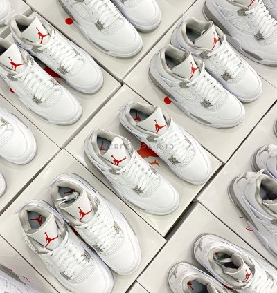 Nike Air Jordan 4 Retro " White Oreo " Sneakers CT8527 100