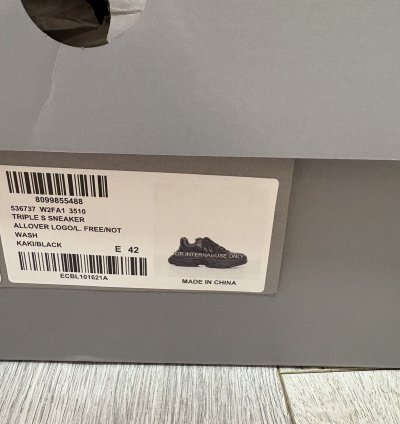 Brand New Balenciaga Triple All Over Green size 42