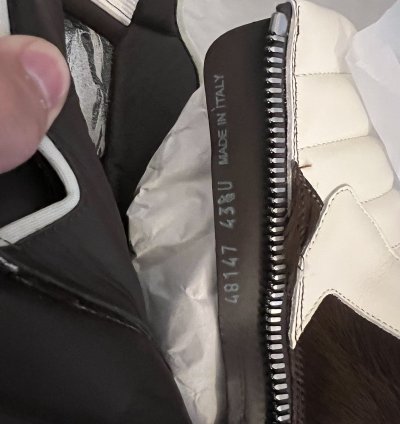 Brown Pony hair Rick Owens Geobasket