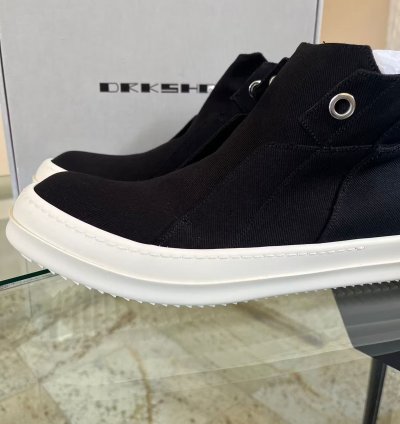 Canvas Island Dunks in Black
