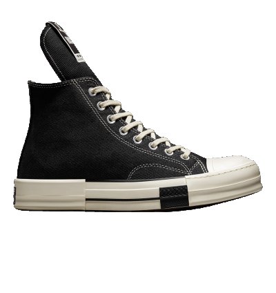 Converse Rick Owens DRKSHDW DBL DRKSTAR Chuck 70 High Blac