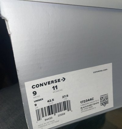Converse Rick Owens TURBODRK Chuck Taylor All Star 70 Hi