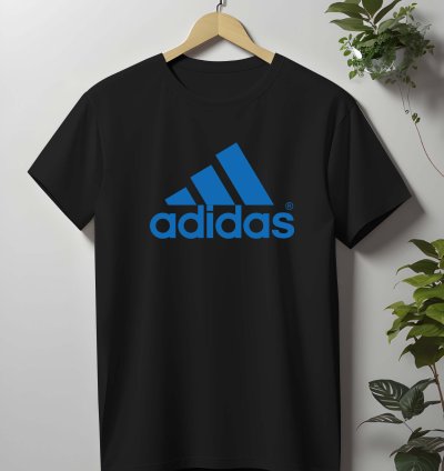 Adidas Logo Funny Mens Shirt Size USA