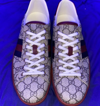 100 authentic Gucci Ace GG Supreme sneaker