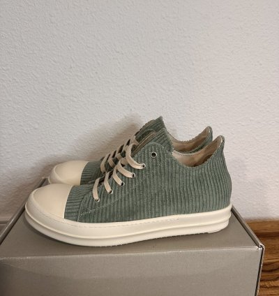 DRKSHDW low top Ramone in Aqua Corduroy size 44