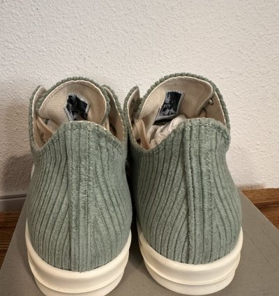 DRKSHDW low top Ramone in Aqua Corduroy size 44
