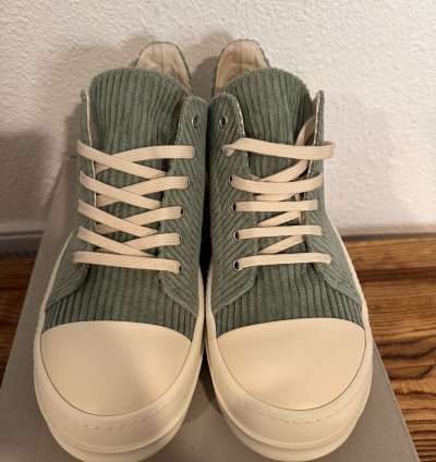 DRKSHDW low top Ramone in Aqua Corduroy size 44