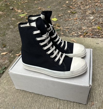 DRKSHDW Ramones High Black Canvas - 42