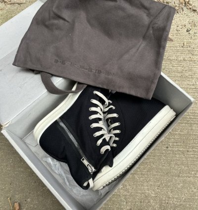DRKSHDW Ramones High Black Canvas - 42