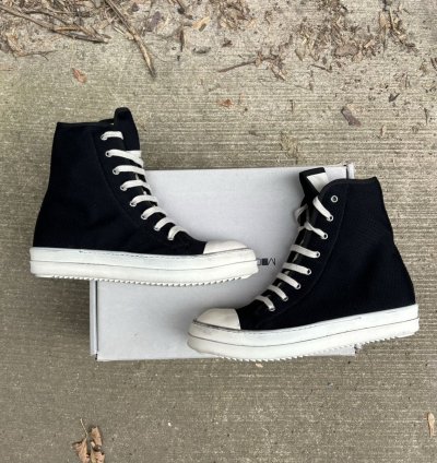 DRKSHDW Ramones High Black Canvas - 42