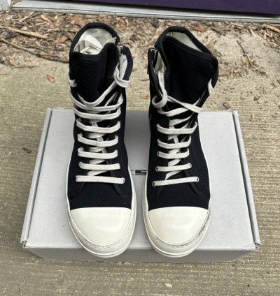 DRKSHDW Ramones High Black Canvas - 42