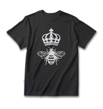 Dolce & Gabbana Bee Logo Men Shirt Size USA