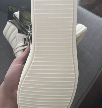 FINAL DROP Rick Owens FW23 Geobasket Long Pony Hair Green