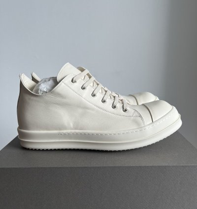 FW21 GETHSEMANE LOW-TOP RAMONES IN MILK CALF LEATHER