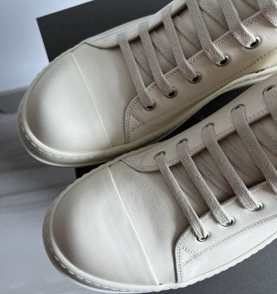 FW21 GETHSEMANE LOW-TOP RAMONES IN MILK CALF LEATHER