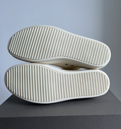 FW21 GETHSEMANE LOW-TOP RAMONES IN MILK CALF LEATHER
