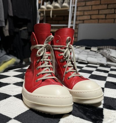 FW21 NEW HIGH TOP PHLEGETHON MAINLINE RED MILK RAMONES