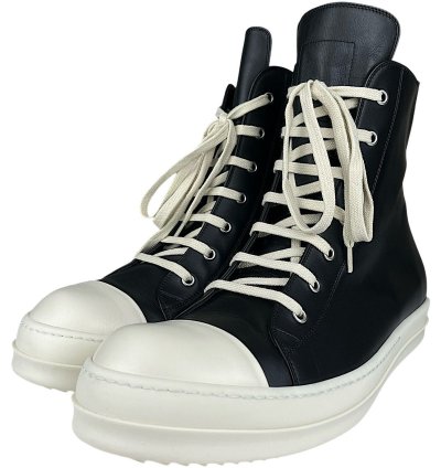 FW23 Rick Owens Luxor Mainline Calf Leather Ramones Sneakers