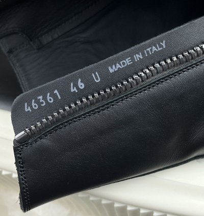 FW23 Rick Owens Luxor Mainline Calf Leather Ramones Sneakers
