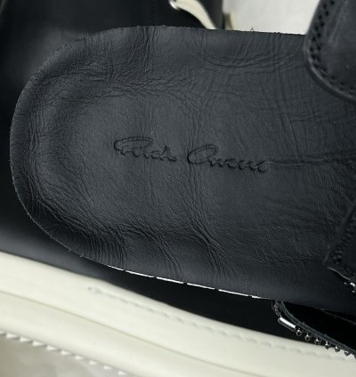 FW23 Rick Owens Luxor Mainline Calf Leather Ramones Sneakers