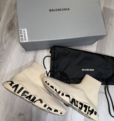 Graffiti Balenciaga Speed LT Sneaker