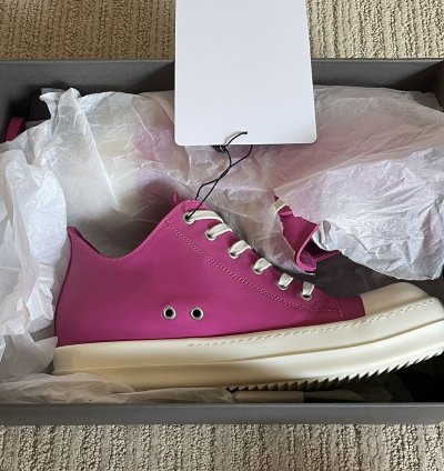Hot pink low ramones low sneaks