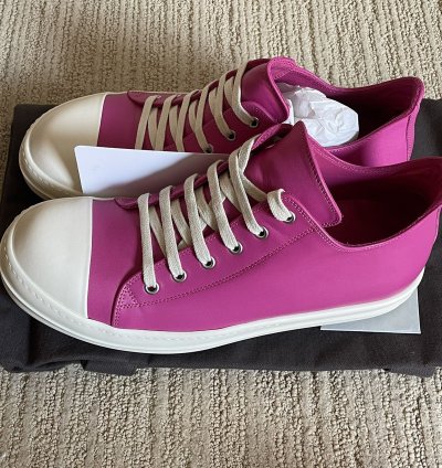 Hot pink low ramones low sneaks