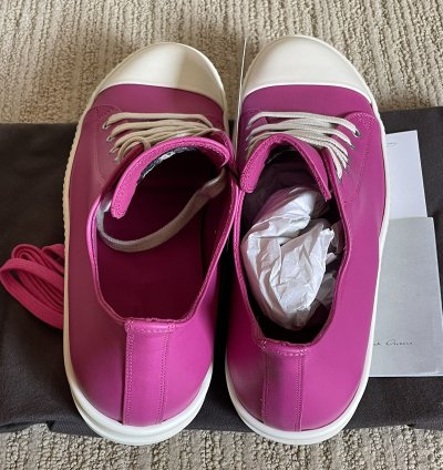 Hot pink low ramones low sneaks