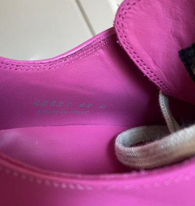 Hot pink low ramones low sneaks