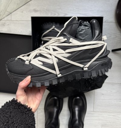 Last Rick Owens Moncler Trailgrip Megalace Runner Sneakers