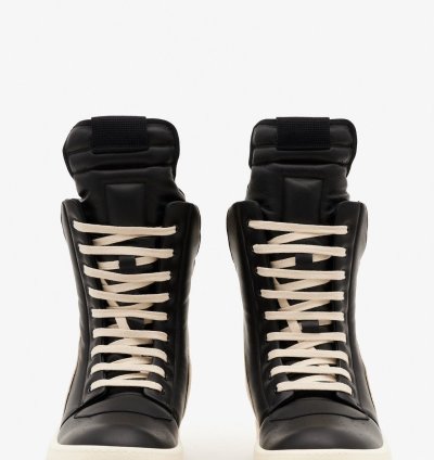 Last Size Rick Owens Geobasket Mega Bumper High Top Sneakers