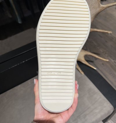 Last Size Rick Owens Geobasket Mega Bumper High Top Sneakers
