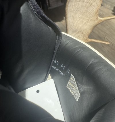 Last Size Rick Owens Geobasket Mega Bumper High Top Sneakers